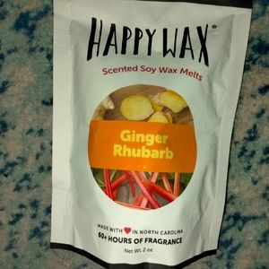 Ginger Rhubarb Happy Wax New not used 2 oz wax melts Made in the USA